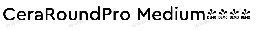 CeraRoundPro Medium字体转换